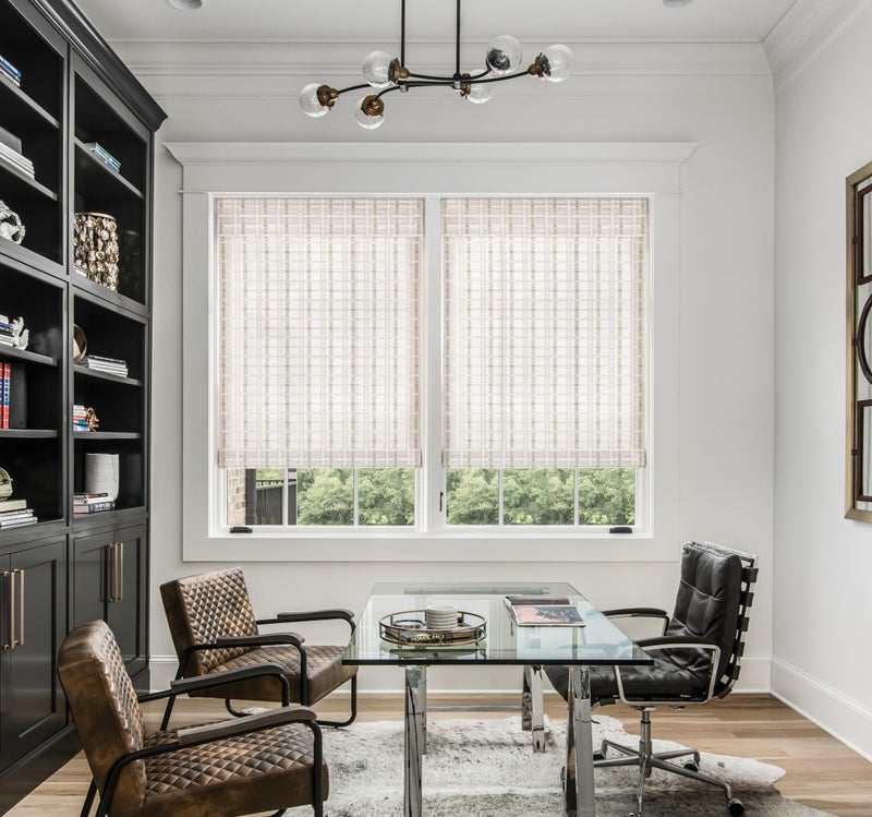 LazBlinds No Tools No Drill Cordless Bamboo Roman Shades, Light Filtering Window Treatment, Roll Up Bamboo Blinds for Window 34'' W x 64'' H, Whitewash B - Image 5
