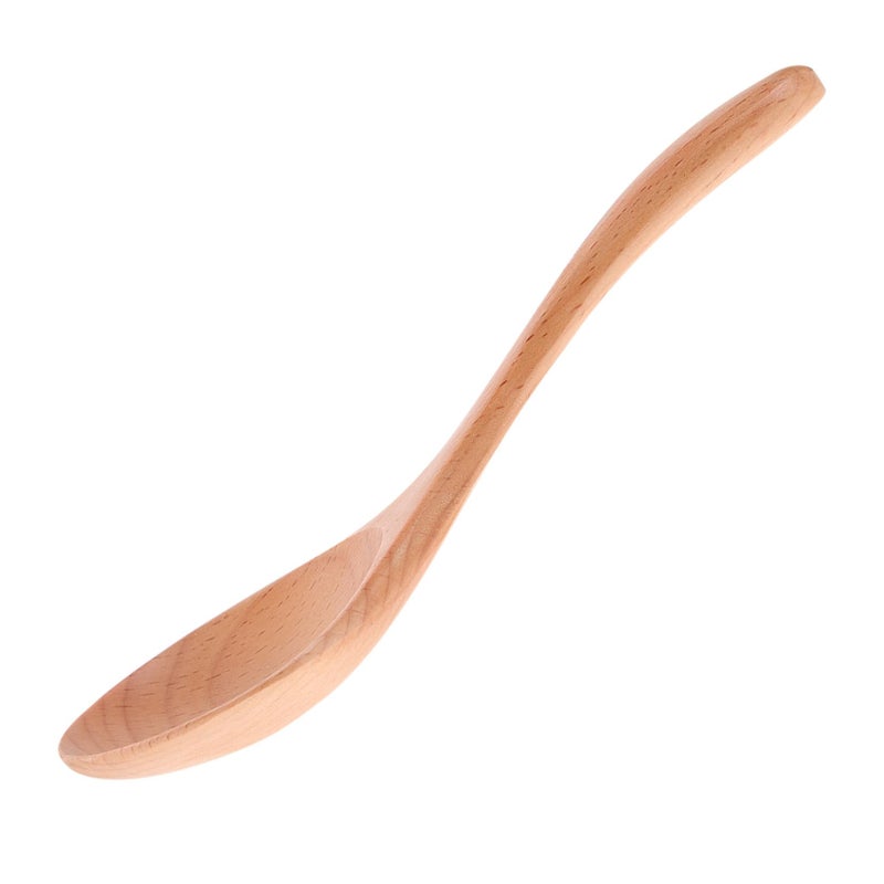 Small Wooden Soup Ladle Chinese Cooking Spoon Tasting Scoop Serving Utensil - Image 2