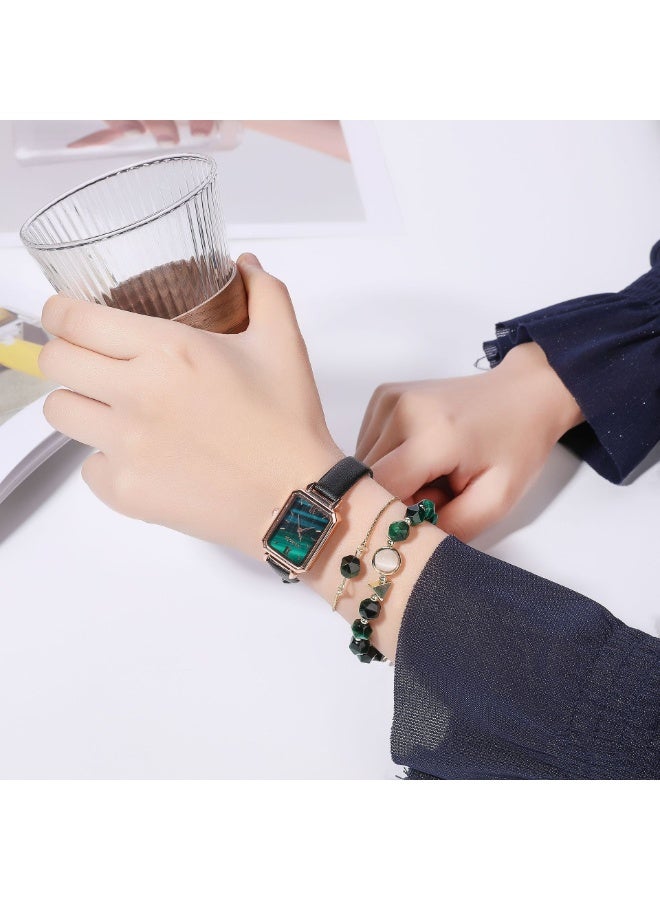 مارك وارفيلد الرجل الجديد New Small Fresh Retro Decorative Watch Set - Image 3