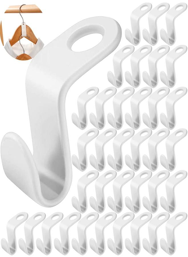 Clothes Hanger Connector Hooks - Super Space Saving for Closet - Heavy Duty Cascading Hanger Extender Hooks - Plastic Closet Hanger Organizer - 20 pcs - KataKeet Store  - Image 4