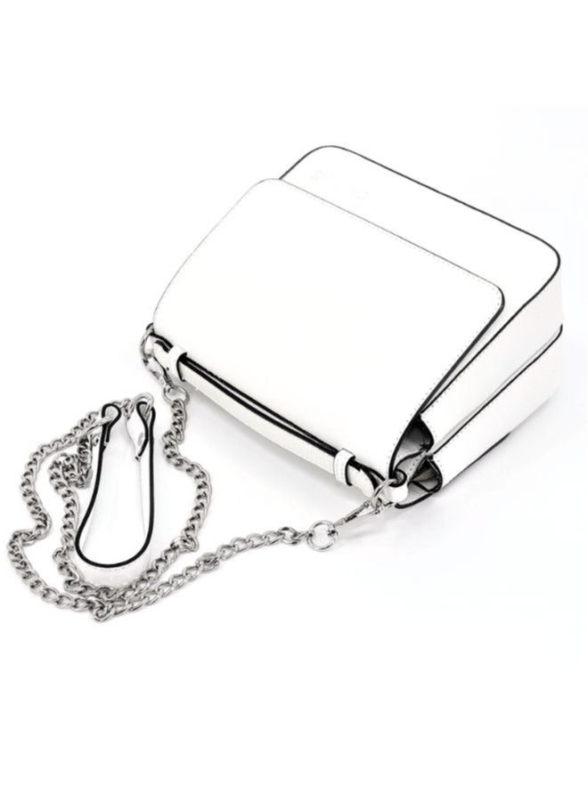 Galitzine GALITZINE Elegant and Timeless Premium Leather Handbag, Stylish and Durable for any occasions, White - Image 4