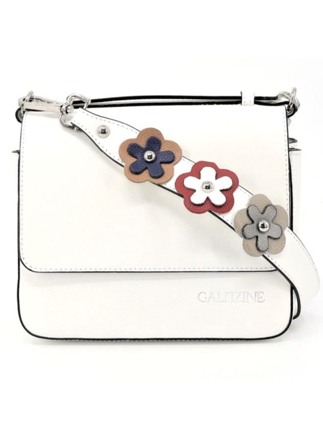 Galitzine GALITZINE Elegant and Timeless Premium Leather Handbag, Stylish and Durable for any occasions, White - Image 2