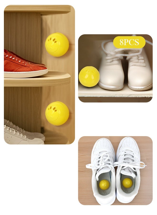 Histotree Lemon Scent Deodorizing Balls, 8-Pack Odor Eliminator Balls for Home, Car & Pet Areas – Antibacterial & Fresh Scent in One - Image 2