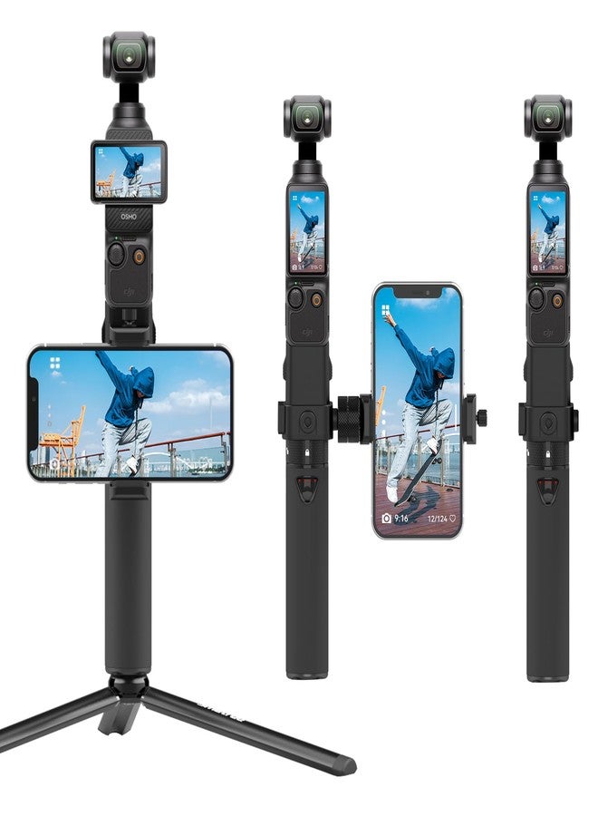 Smatree Portable Osmo Pocket 3 Power Stick (Power Bank) Compatible for DJI Osmo Pocket 3, Handheld Smartphone Holder Mount Pocket Bracket Set with Tripod for Osmo Pocket 3 - Image 1