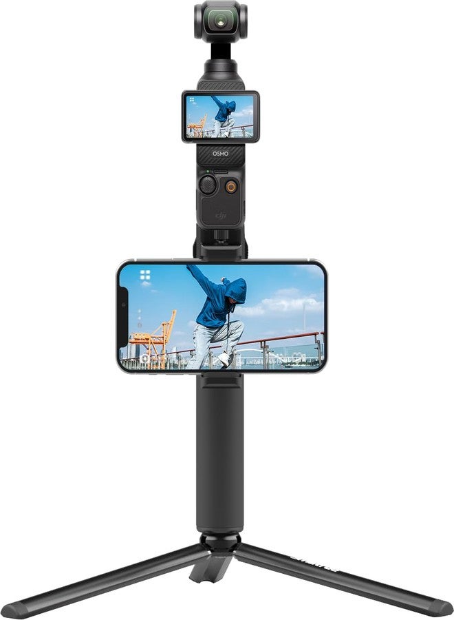Smatree Portable Osmo Pocket 3 Power Stick (Power Bank) Compatible for DJI Osmo Pocket 3, Handheld Smartphone Holder Mount Pocket Bracket Set with Tripod for Osmo Pocket 3 - Image 5
