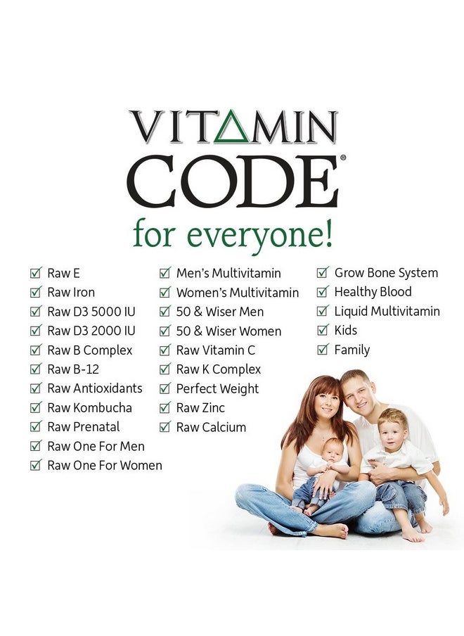 Garden of Life - Vitamin K2 And K1 By Garden Of Life Vitamin Code Vegan K Complex Vitamin For Bone Strength And Heart Health Vitamin K1 And K2 Omega Rich Flax Seed Oil Trace Minerals Probiotics 60 Day Supply - Image 1