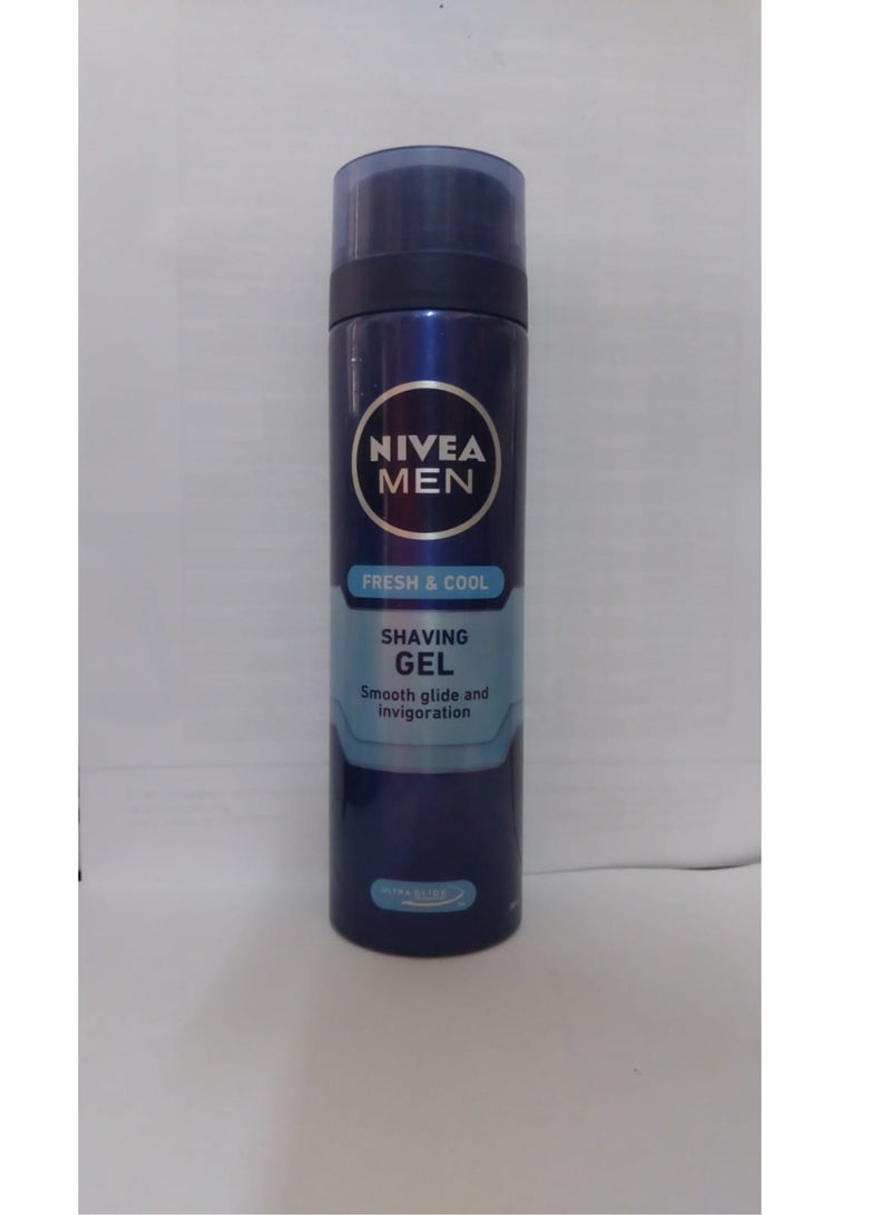 Nivea Fresh Kick Mint Extract & Cactus Water Shaving Foam - 200 Ml