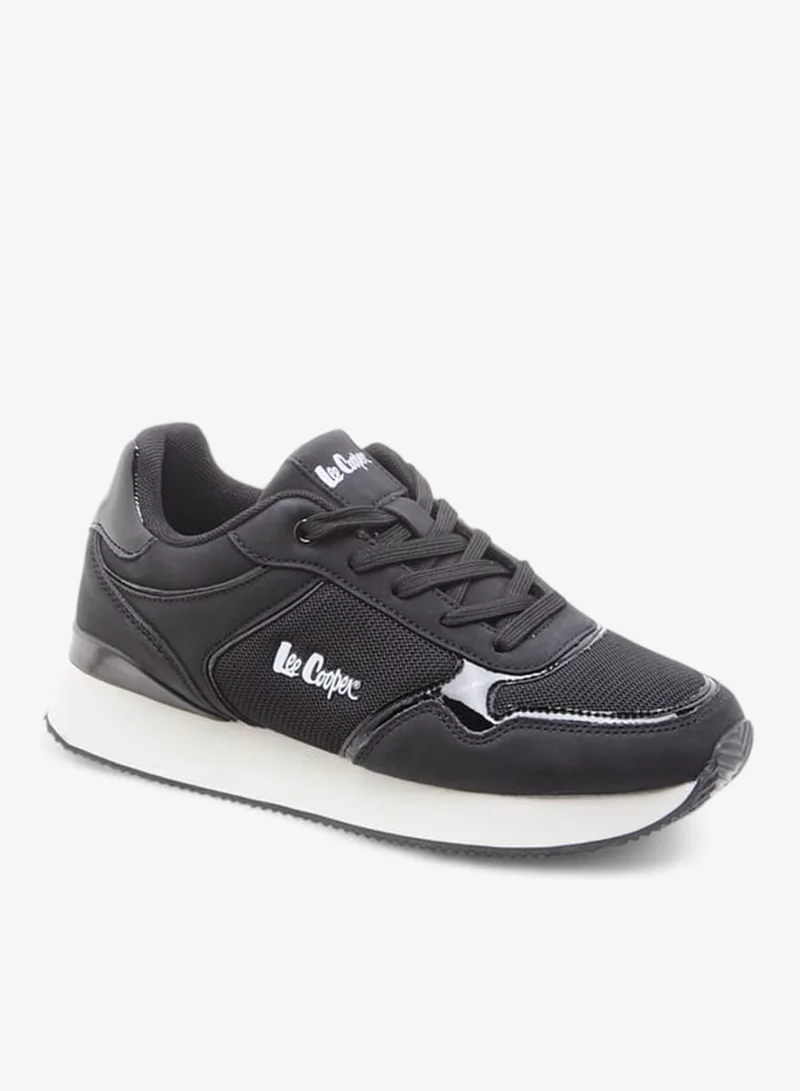 Lee Cooper Women's Mesh Sneakers with Lace-Up Closure