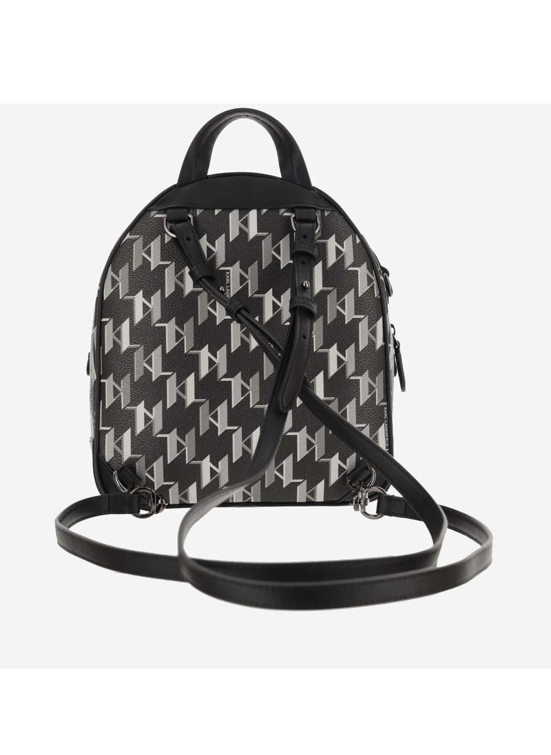 Karl Lagerfeld Paris - Karl Lagerfeld Small K/Ikonik Monogram Backpack in Faux Leather - Image 1