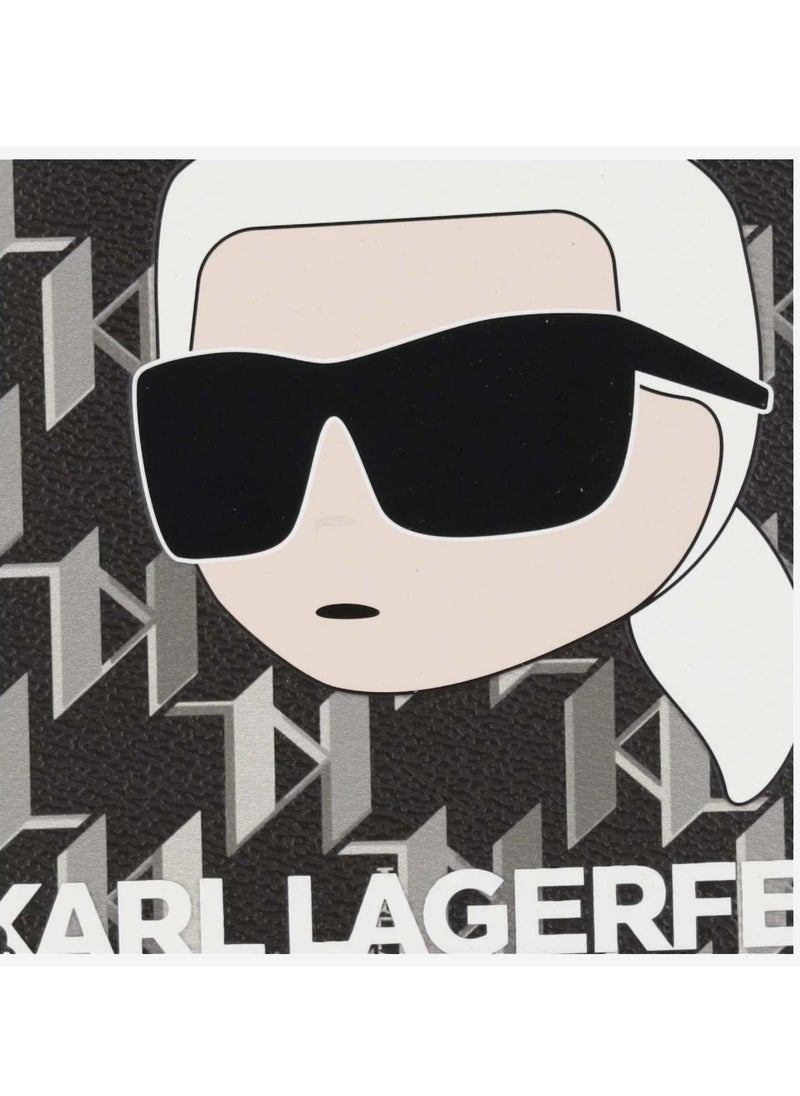 Karl Lagerfeld Paris - Karl Lagerfeld Small K/Ikonik Monogram Backpack in Faux Leather - Image 1
