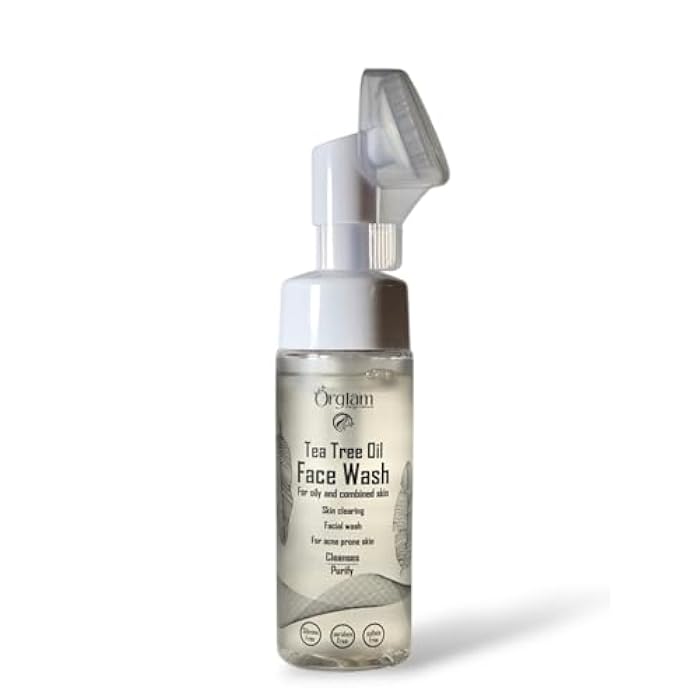 Orglam Tea Tree Face wash for acne prone skin (natural) (panthenol rich) - Image 1