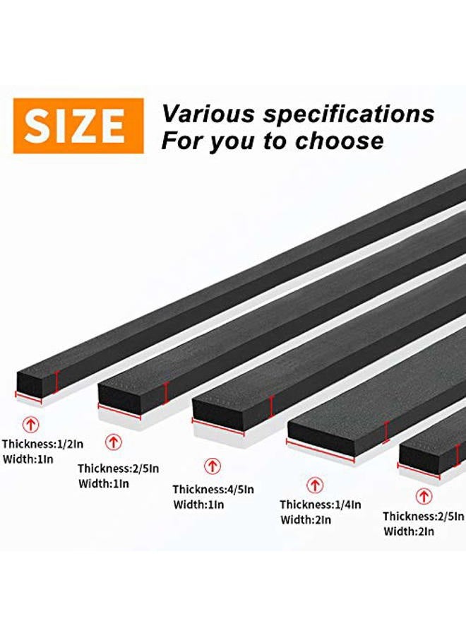 DGSL Foam Insulation Tape self Adhesive,Weather Stripping for Doors and Windows,Sound Proof soundproofing Door Seal,Weatherstrip,Pipe Cooling, Air Conditioning Seal Strip (W:1In xT: 2/5In XL: 16Ft) - Image 2