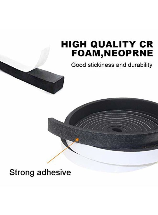 DGSL Foam Insulation Tape self Adhesive,Weather Stripping for Doors and Windows,Sound Proof soundproofing Door Seal,Weatherstrip,Pipe Cooling, Air Conditioning Seal Strip (W:1In xT: 2/5In XL: 16Ft) - Image 4