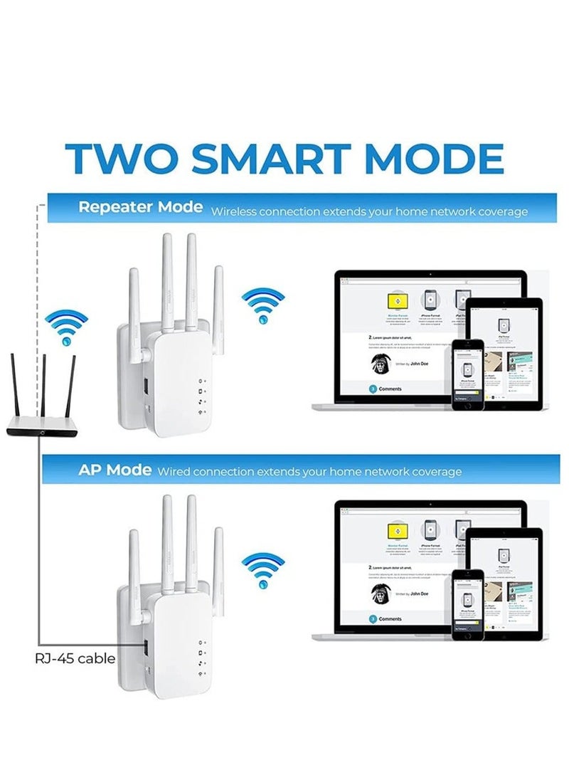 Arabest WiFi Extender, 300Mbps WiFi Range Extender, Plug And Play、 Up to 10000 Square Feet Of WiFi Range Extender, New WiFi Extender Signal Enhancer For Homes  - Image 5