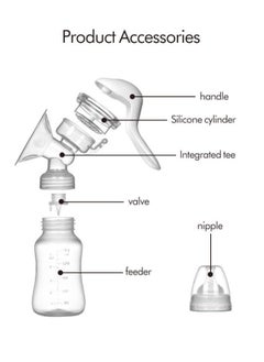 Manual Breast Pump, Silent Suction, Food-Grade Pp Material, 150Ml Capacity, Non-Toxic And Odorless, 190G Lightweight Design - pzsku/ZCC9A1B020EBFA46C861BZ/45/_/1727269208/24af1e3f-f459-421f-af4a-80d9dcb8063c