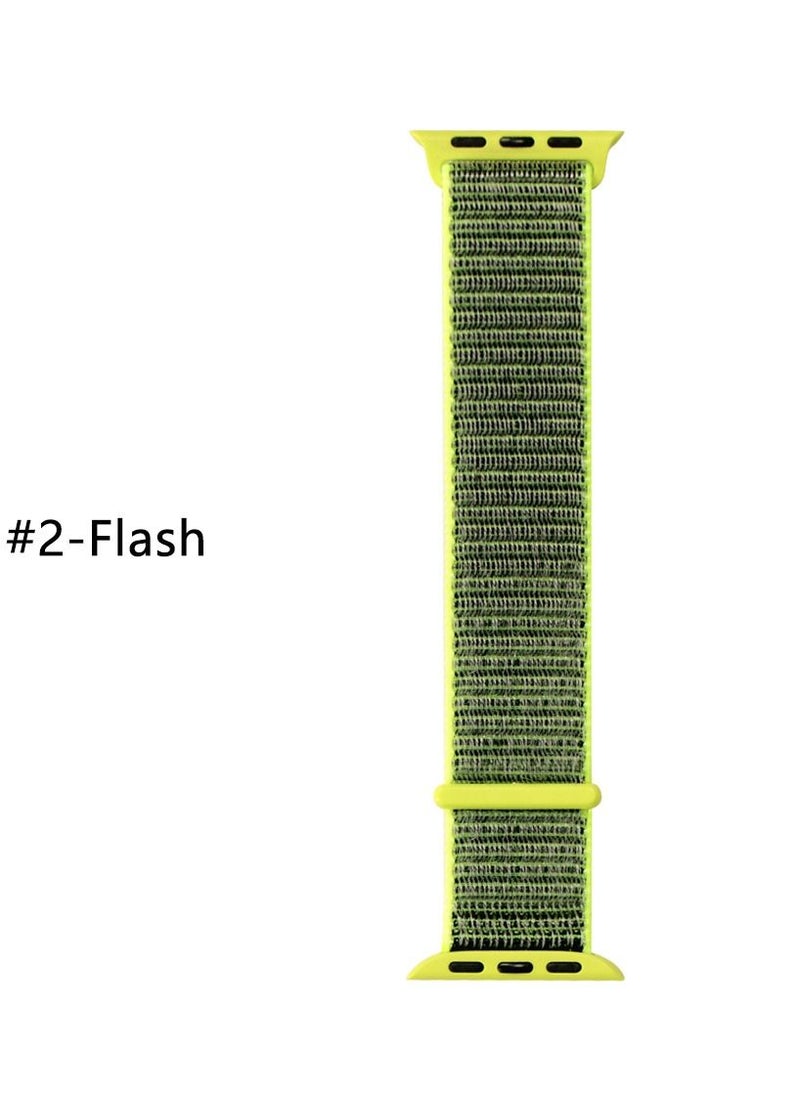 Generic - Nylon Sport Band for Apple Watch 45mm,Soft Replacement Strap for iWatch Series 7 - Image 1