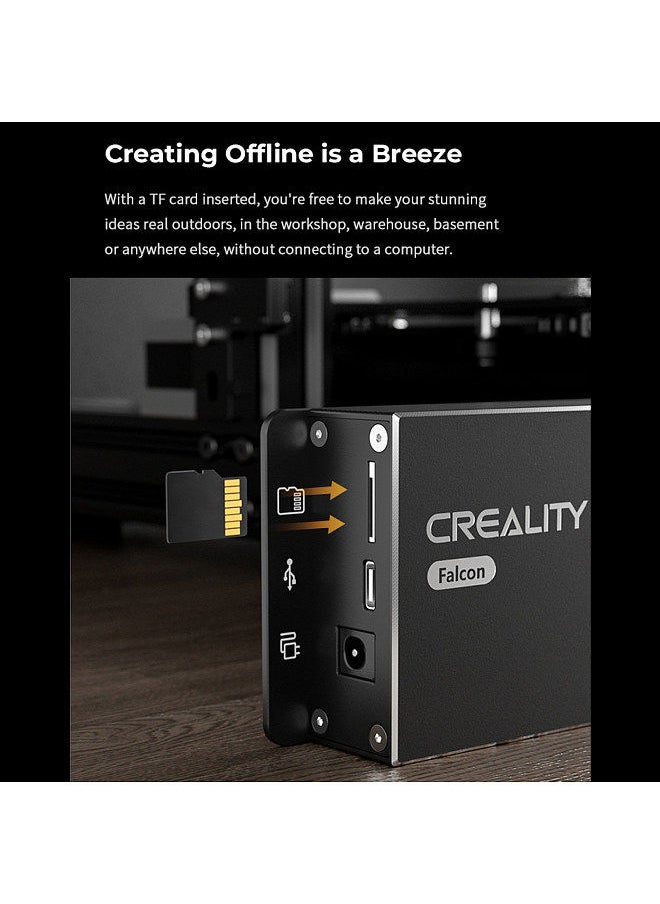 Creality 3D - 5W Lase Module 0.06x0.06mm Laser Spot Compatible with CR-10 Mini/Ender-2 Pro/Ender-3 Neo/ Ender-3 v2 Neo/ Ender-3 Max Neo/ Ender-3 Pro/ Ender-3 S1/ Ender-3 S1 Pro/ Ender-3 S1 Plus Engraving Machine - Image 1
