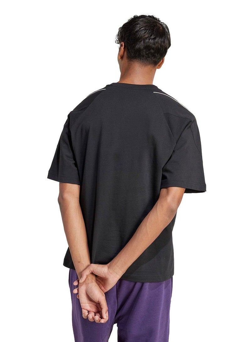 اديداس تيشيرت إم ستاديوم للرجال أسود - Image 2