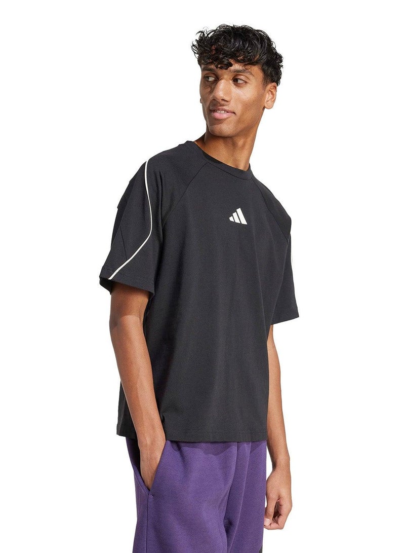 اديداس تيشيرت إم ستاديوم للرجال أسود - Image 4