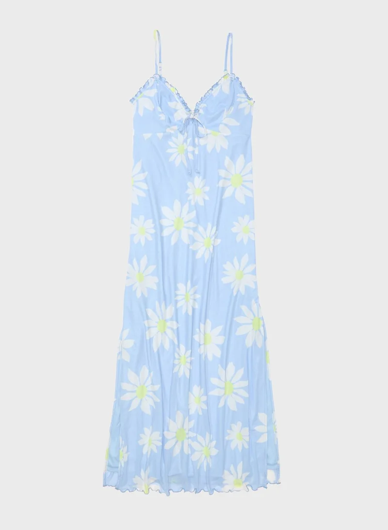 American Eagle Strappy Floral Dress