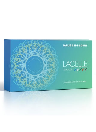 Lacelle Monthly Tri Kolor Contact Lenses - Stylish Brown