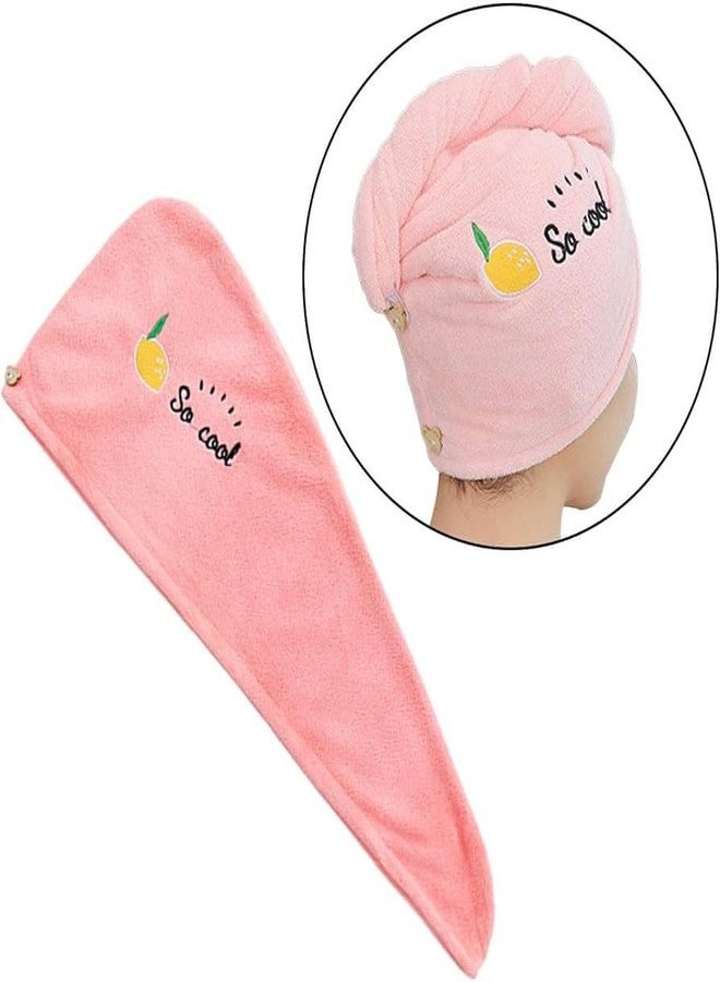 Reexplore Super Absorber Microfibre Hair Drying Towel for Women Hair Wrap Turban for Wet Hairs Lightweight & Soft Head Towel (Pink) - Image 5