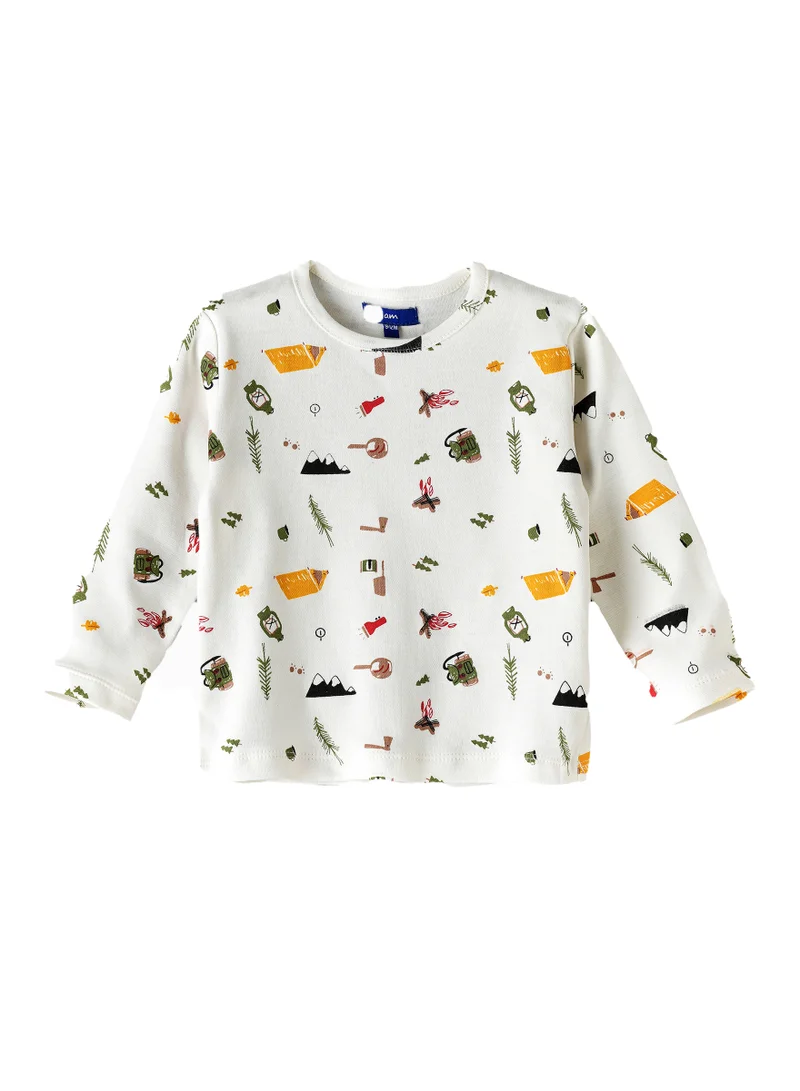 JAM Boys' Camping Adventure Print Long-Sleeve Top