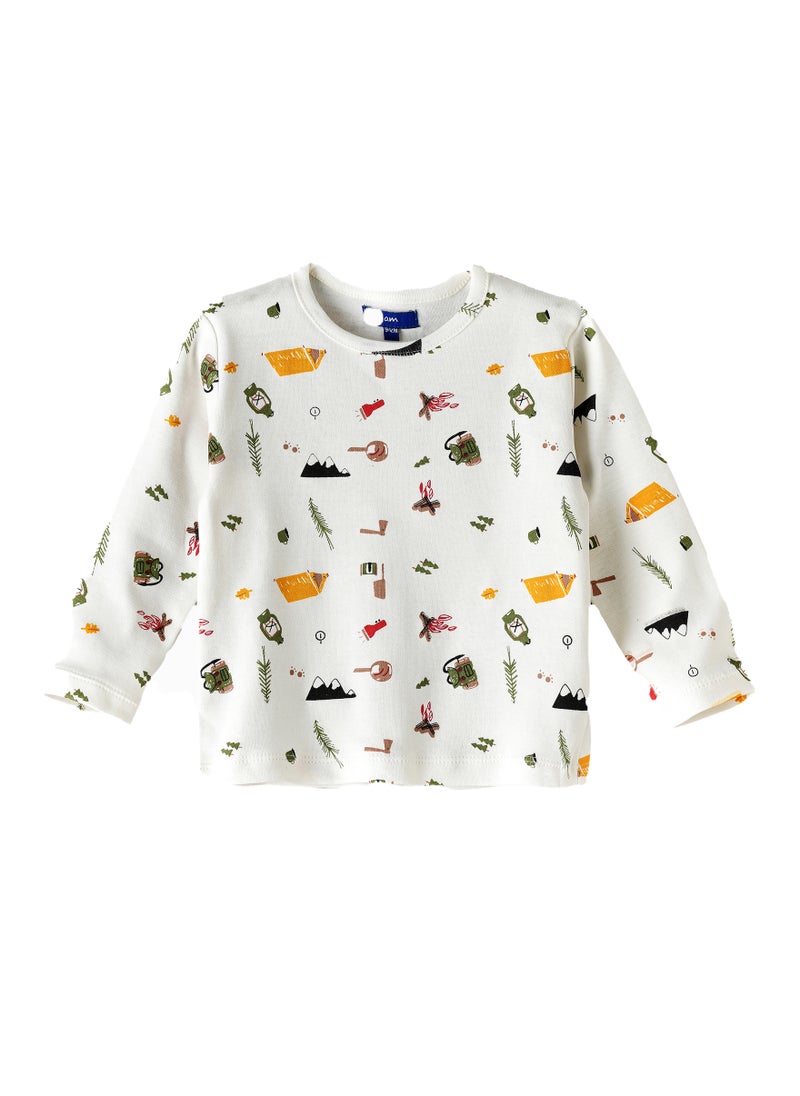 JAM Boys' Camping Adventure Print Long-Sleeve Top  - Image 1