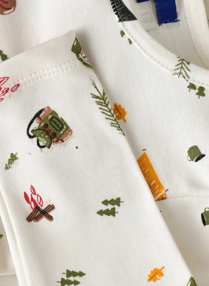 JAM Boys' Camping Adventure Print Long-Sleeve Top