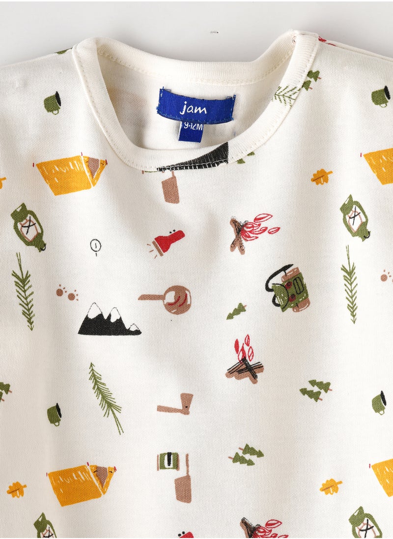 JAM Boys' Camping Adventure Print Long-Sleeve Top  - Image 2