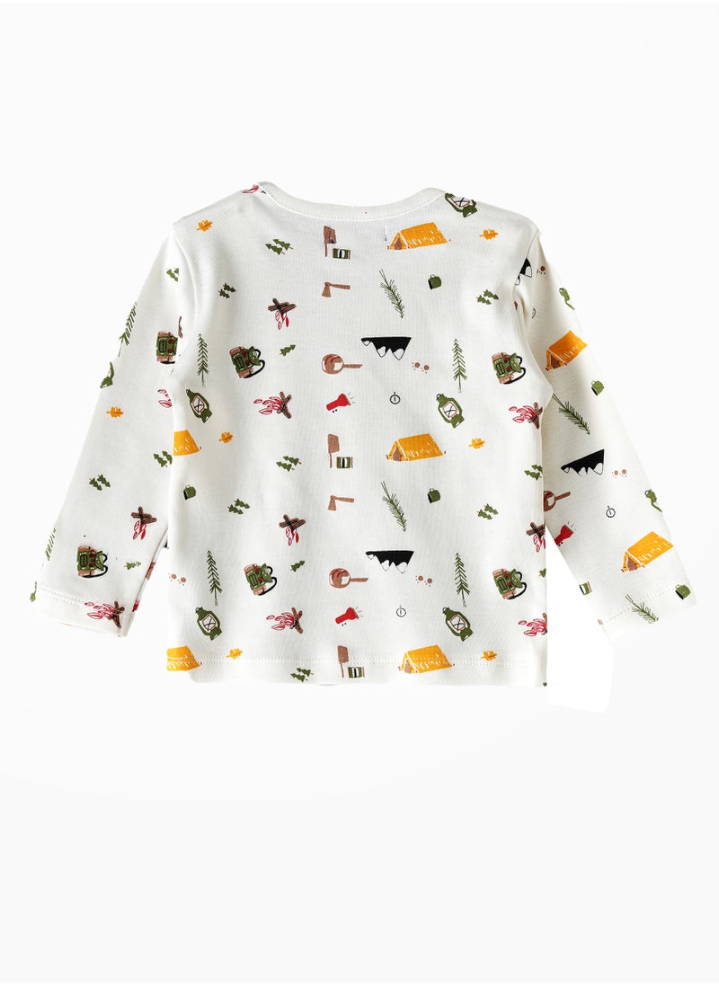JAM Boys' Camping Adventure Print Long-Sleeve Top  - Image 3