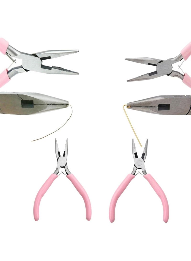 GGOOT 9 Pieces Jewelry Pliers Set Jewelry Making Hardware Winding Pliers for DIY Crafts Necklaces Jewellery Making Repair Tool  - Image 5