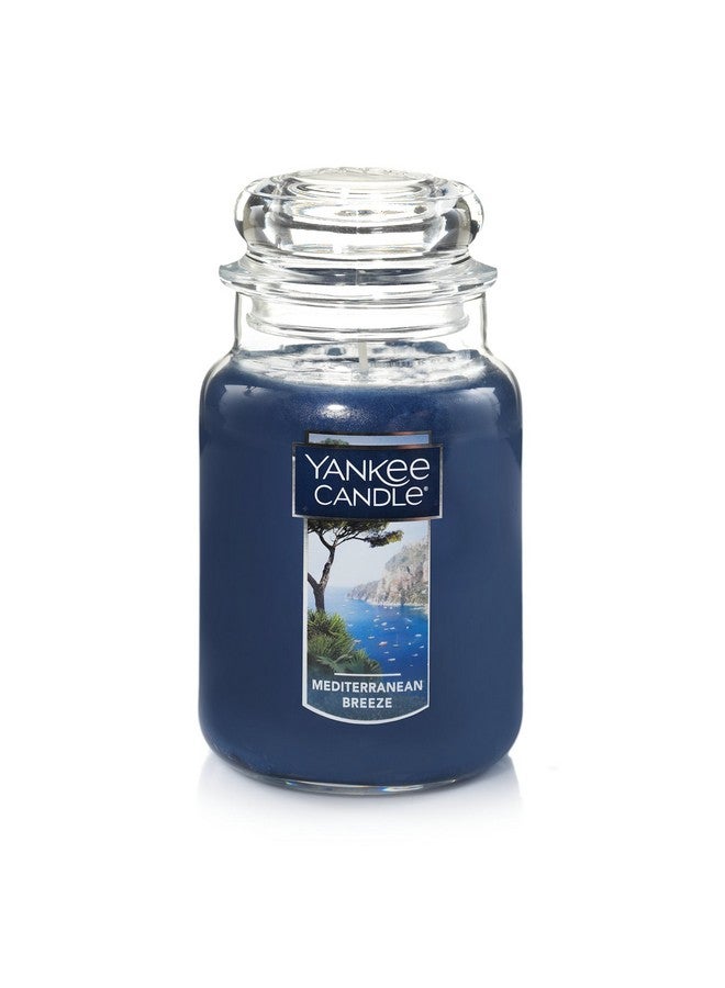 Yankee Candle Mediterranean Breeze Scented Classic 22oz Large Jar Single Wick Candle Over 110 Hours of Burn Time Paraffin-Grade Wax - Image 1