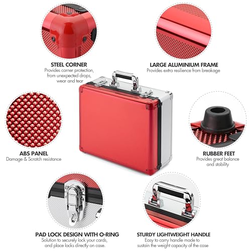 FunGuys Toploader Storage Box, Sports Card Storage Case, Top Loader Card Storage, Top Loader Storage Boxes, Trading Card Case Holds 600+ Card, One Touch Card Holder - Image 3