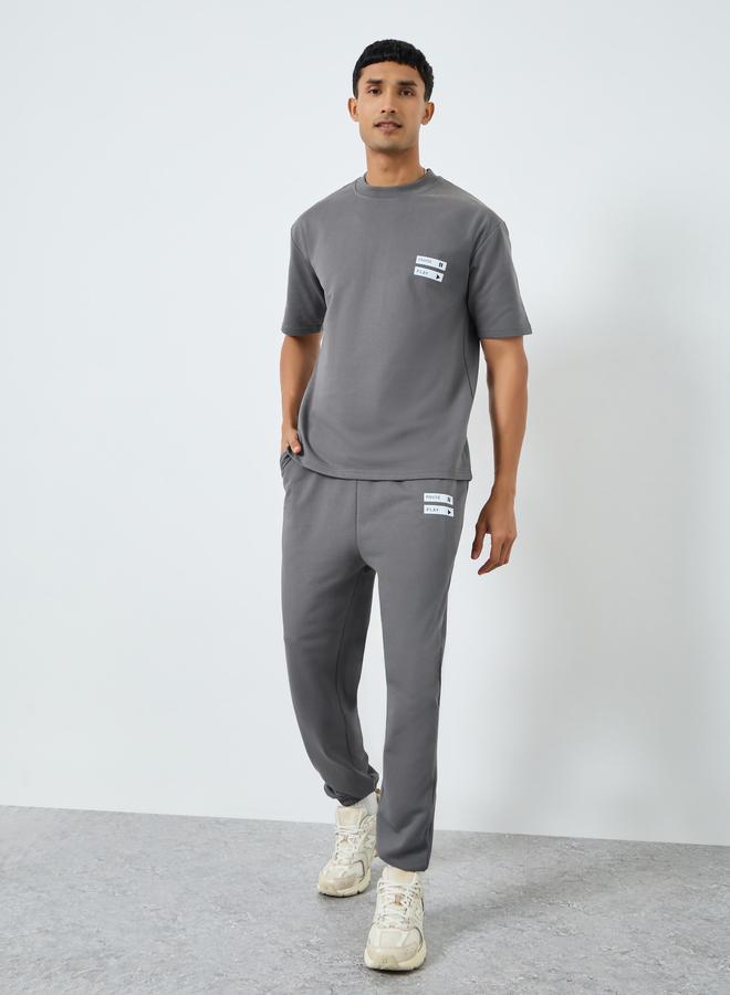 Styli Men Short Sleeve Oversized T-Shirt and Joggers Co-Ords - Image 1