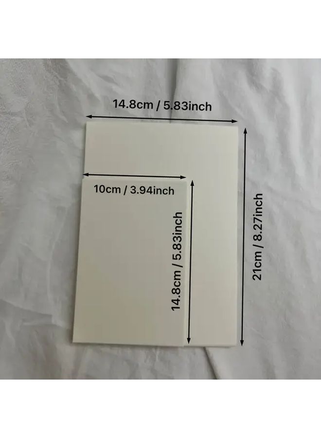 50 Pcs A6 Thick Ivory White Blank Cardstock Sheets For Heavy Duty Craft Writing - Image 2
