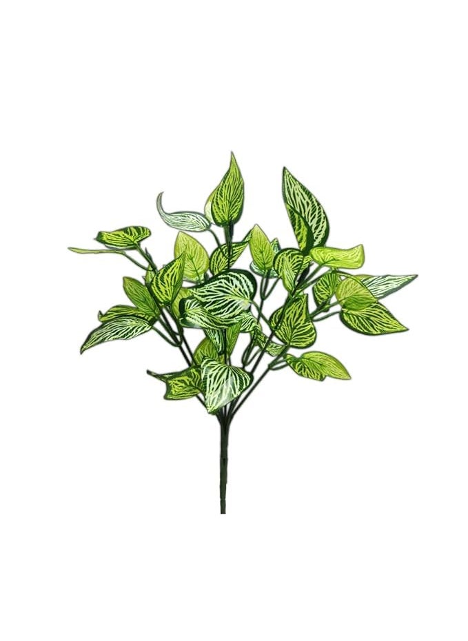 Generic Spoton Hub Artificial Money Plant 42 Leaves Palm Tree Areca Plant Without Pot 31cm Pack of 1 Multi Color  - Image 1