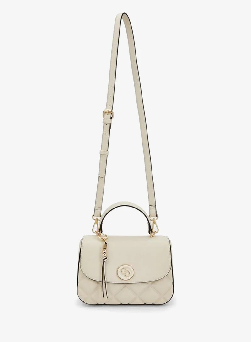 سيليست Quilted Satchel Bag With Adjustable Strap