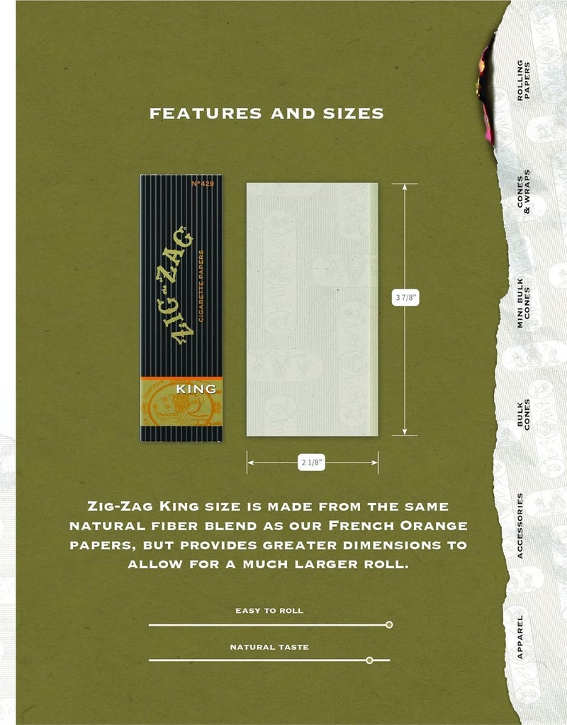 Zigzag King Size Rolling Papers - Image 5