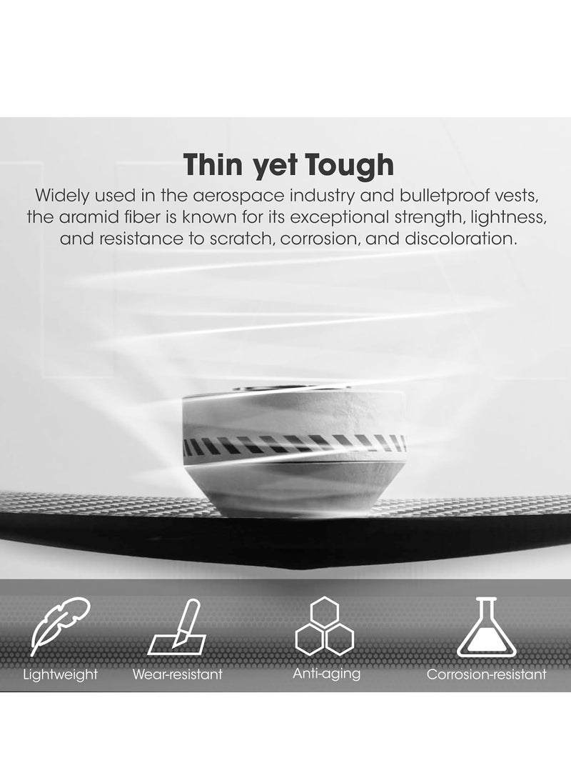 PITAKA - PITAKA Case for Samsung Galaxy S24 Ultra 6.8 Inch Compatible with Magsafe, Slim & Light Samsung Galaxy S24 Ultra Case, 600D Aramid Fiber Made MagEZ Case 4 - Black - Image 1