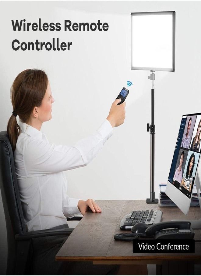 Generic - LED Camera Light Portable Photography Light Dimmable Studio Lights for Photo Shooting | Vlog Making | Reels Making | Filming | Online Video Food Recording With Tripod Stand 11 Inch LED Studio Light - Image 1