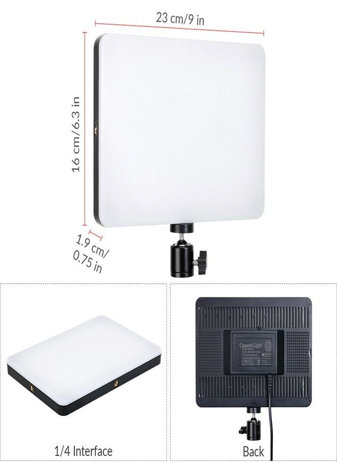 Generic - LED Camera Light Portable Photography Light Dimmable Studio Lights for Photo Shooting | Vlog Making | Reels Making | Filming | Online Video Food Recording With Tripod Stand 11 Inch LED Studio Light - Image 1
