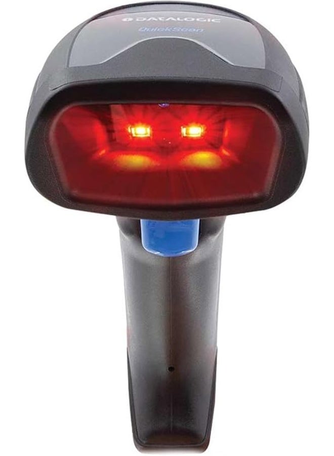 داتالوجيك Datalogic QuickScan QBT2500, BT, 2D, multi-IF, Digimarc, kit (USB), black.handheld Bluetooth scanner, 2D, imager,multi-interface (RS232, KBW, USB), IP52, charging/transmitter cradle #QBT2500-BK-BTK1 - Image 2