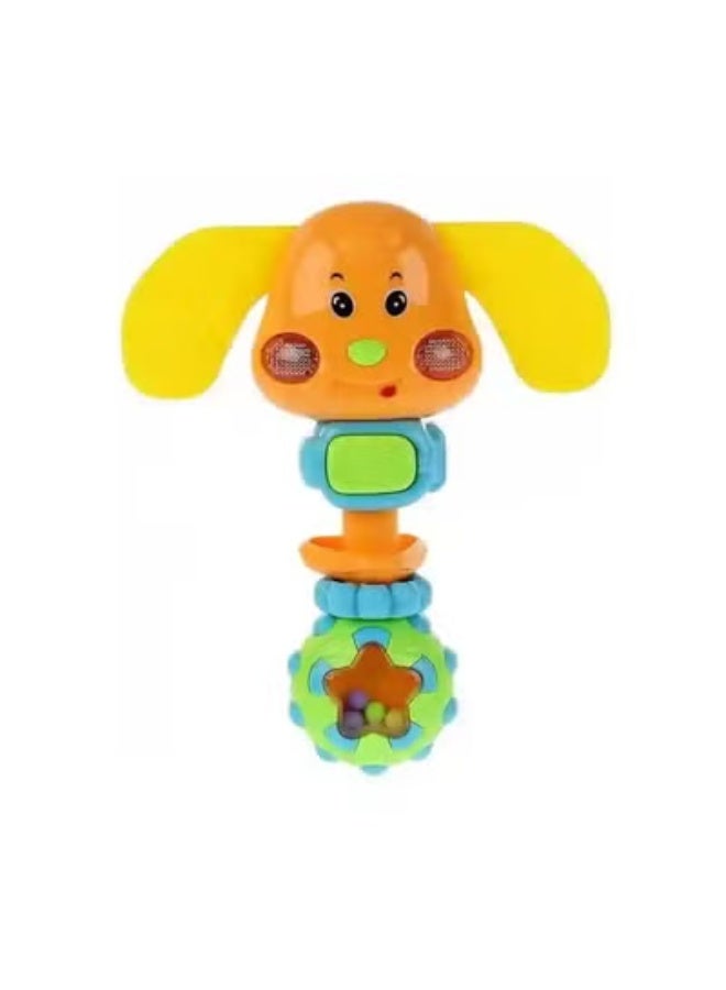 MUMS PLANET baby silicon Toy 4 in 1 , Musical Toys with Lights , Educational Toys with silicon teething parts , Kids Montessori Toys , Valuable Kids Gift-Children's games_ Gift for children - Entertainment game for children