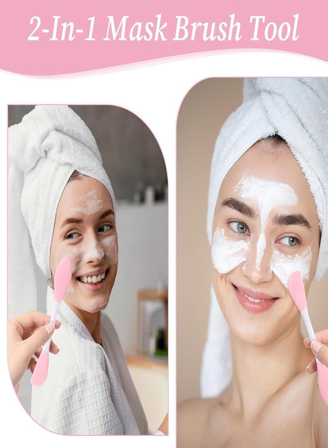 Rexez Pack of 3 Silicone Face Mask Brush, Suitable for Sleeping Mask, Mud Mask, Skin Care Aesthetic (Multi-Colour) - Image 5