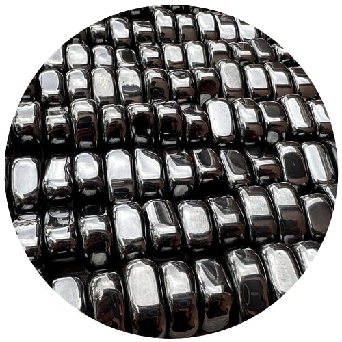 GAF TREASURES Magnetic Hematite Tumbled Stones Polished Natural Magnetic Hematite Gemstone 075 1 Black Stones 1 Pound - Image 1