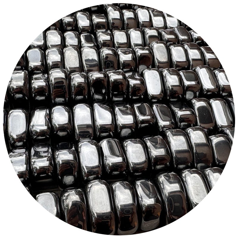 GAF TREASURES Magnetic Hematite Tumbled Stones Polished Natural Magnetic Hematite Gemstone 075 1 Black Stones 1 Pound - Image 2