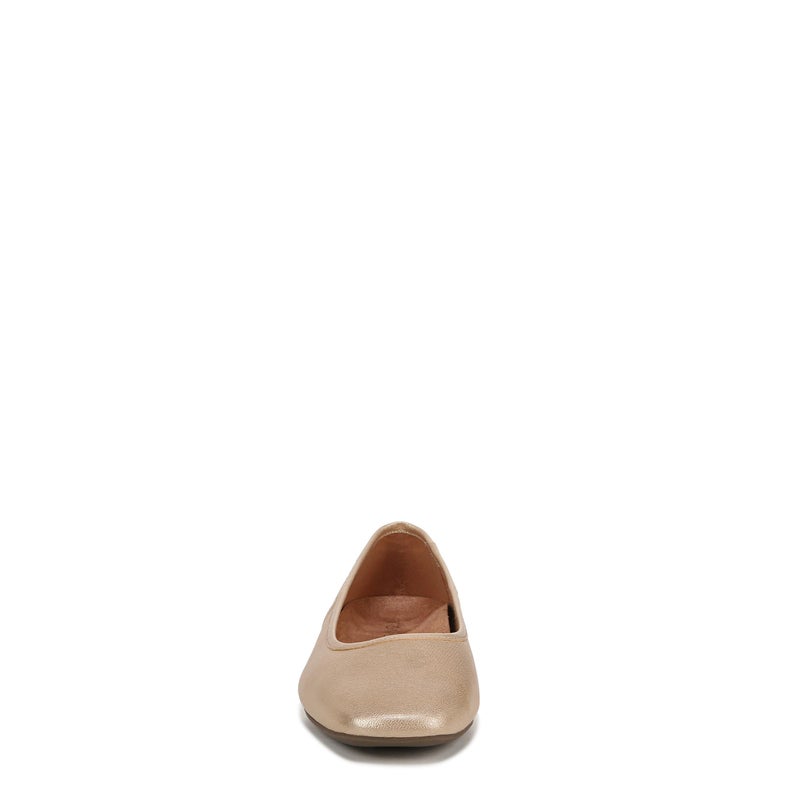Vionic Womens Orinda Ballet Flat Gold Leather 8 M - Image 5