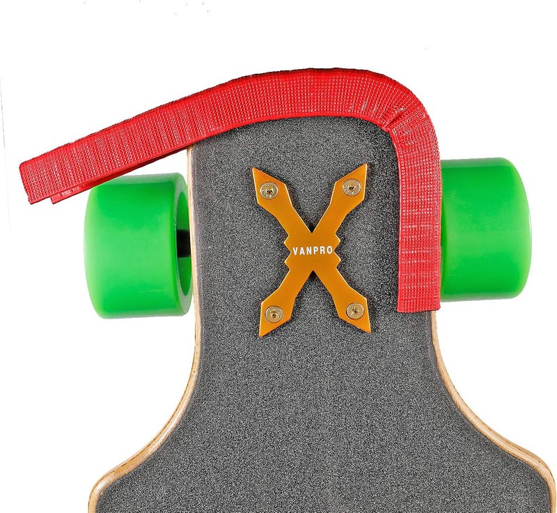 Vanpro Skateboard Deck Guards Protector, Excellent Edge Protection, Longboard, Boosted Board Nose Guard and Tail Guard, Durable Shock Absorbing Rubber Cover, Rubber Strip (Pack of 2) (red, 11.8) - Image 4