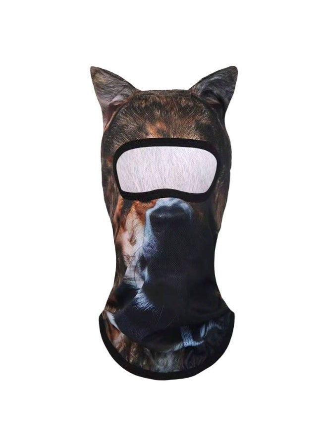 NIBEMINENT All-season sun protection animal head cover, outdoor sports windproof mask, 3D digital printed ski mask - Image 1